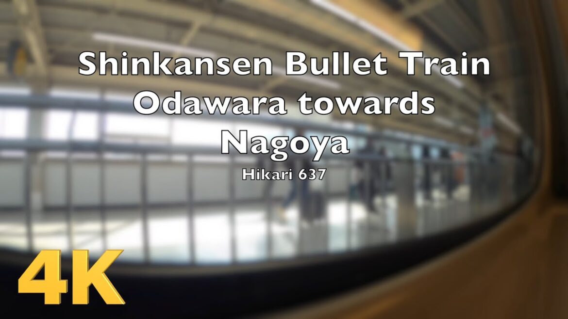 🇯🇵🚅 Hikari Shinkansen Ride 🚄: Odawara 🏰 to Nagoya 🏯 in 4K 🎥 ASMR 🎧