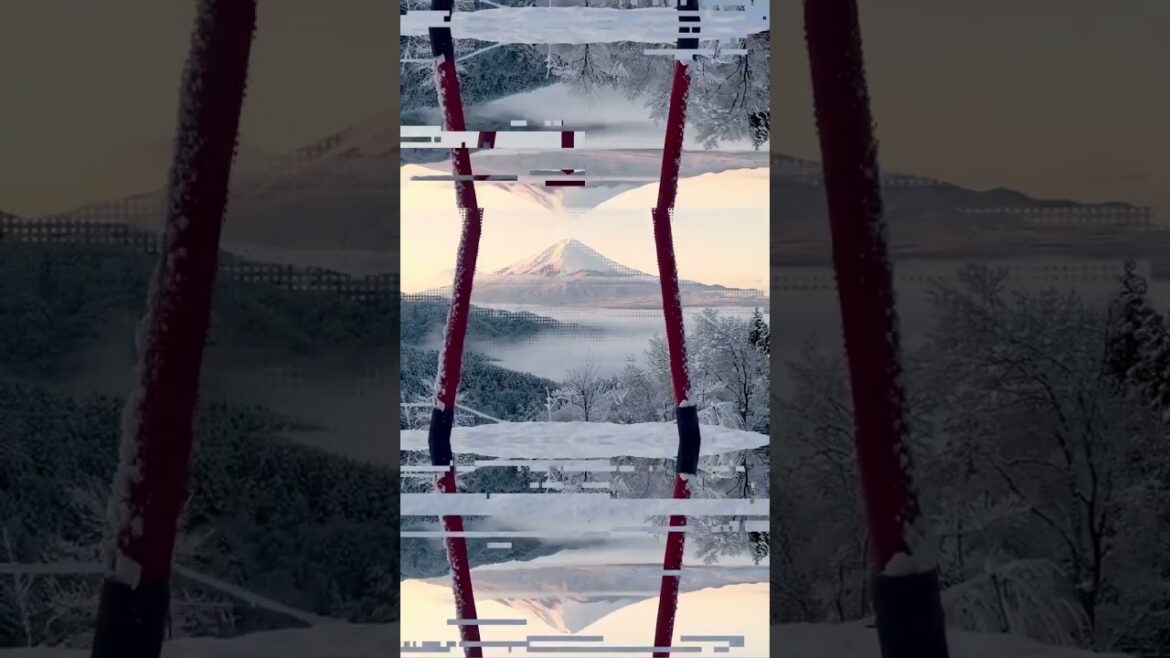 Such an amazing view of Mt  Fuji from Kawaguchi Asama Shrine #short #shorts #travel #shortsfeed