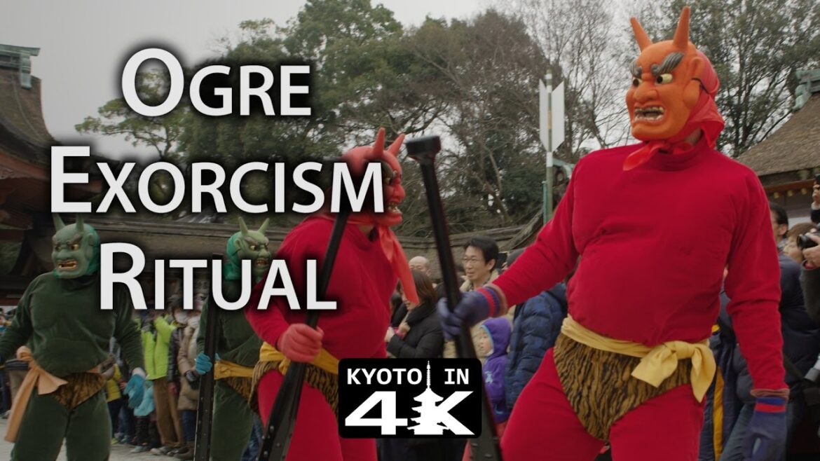 Kyoto Festival: Spring Ogre Purification (Oni Yarai Shinji) [4K]