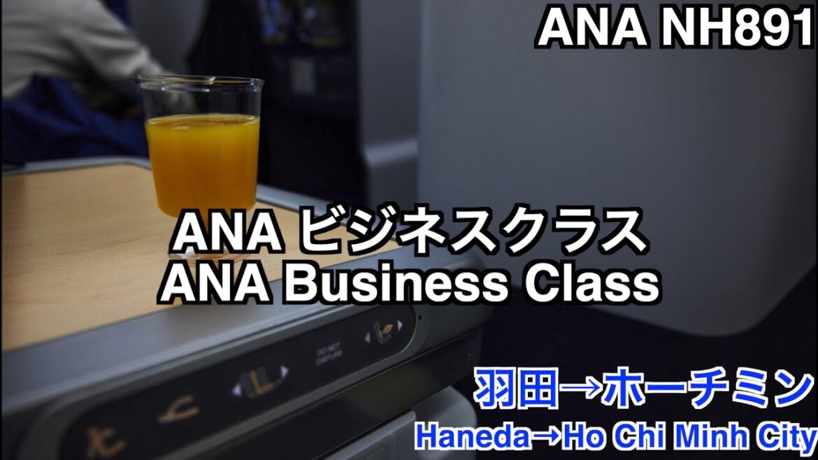 ANA NH891 羽田→ホーチミン ビジネスクラス【2022年12月】 ANA NH891 羽田→ホーチミン ビジネスクラス【2022年12月】