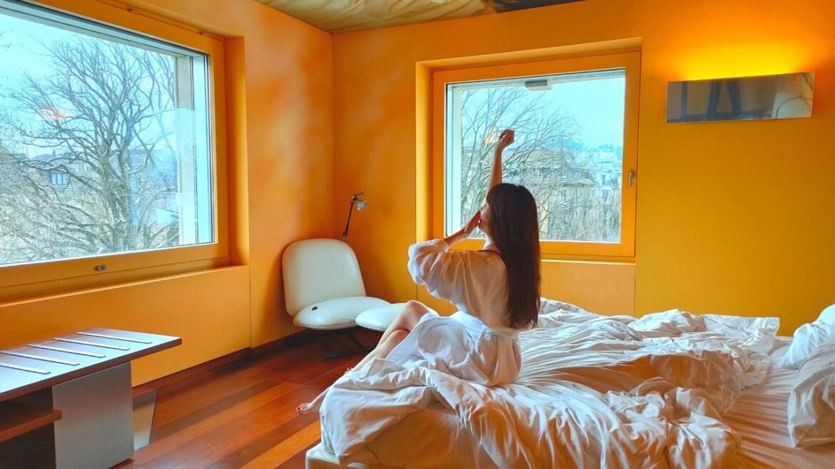 Beautiful City! Lucerne Hotel, Switzerland😴🛌Luxury Hotel, Swiss Travel/Europe Vlog/CHF 228.90