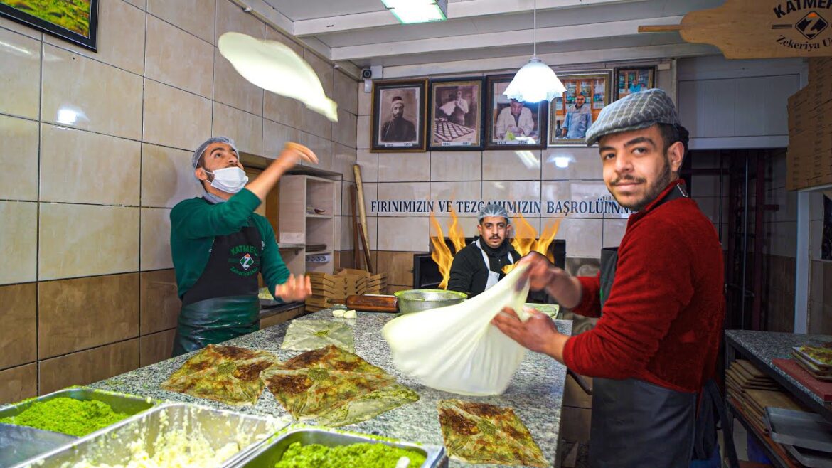 BEST Gaziantep Street Food | HOW TO MAKE KATMER + HEAVENLY KEBABS | Street Food in Gaziantep Turkey BEST Gaziantep Street Food | HOW TO MAKE KATMER + HEAVENLY KEBABS | Street Food in Gaziantep Turkey