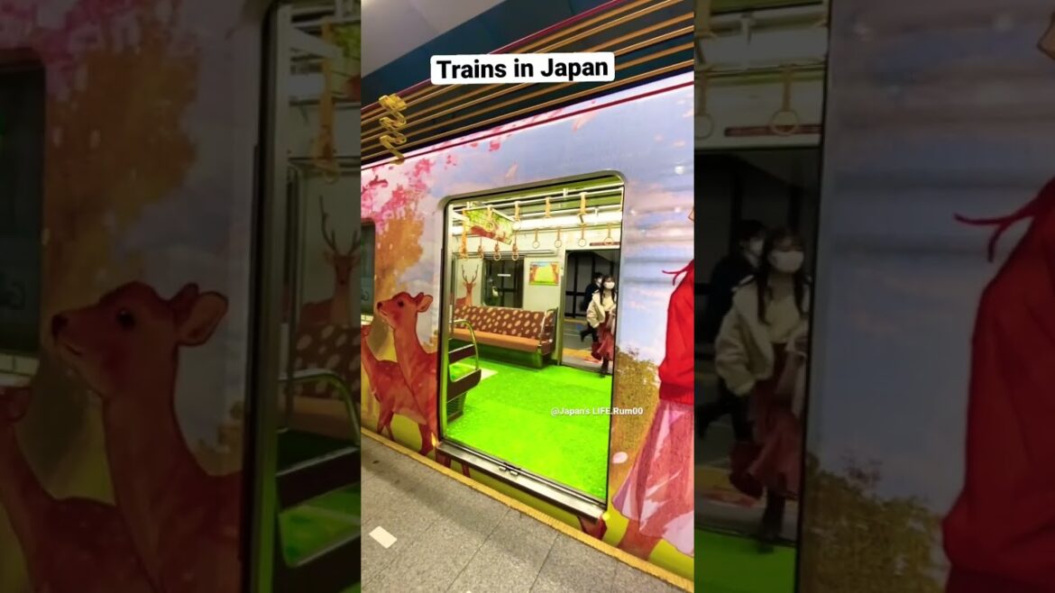 Trains in Japan #japan #shorts #travel #train #日本