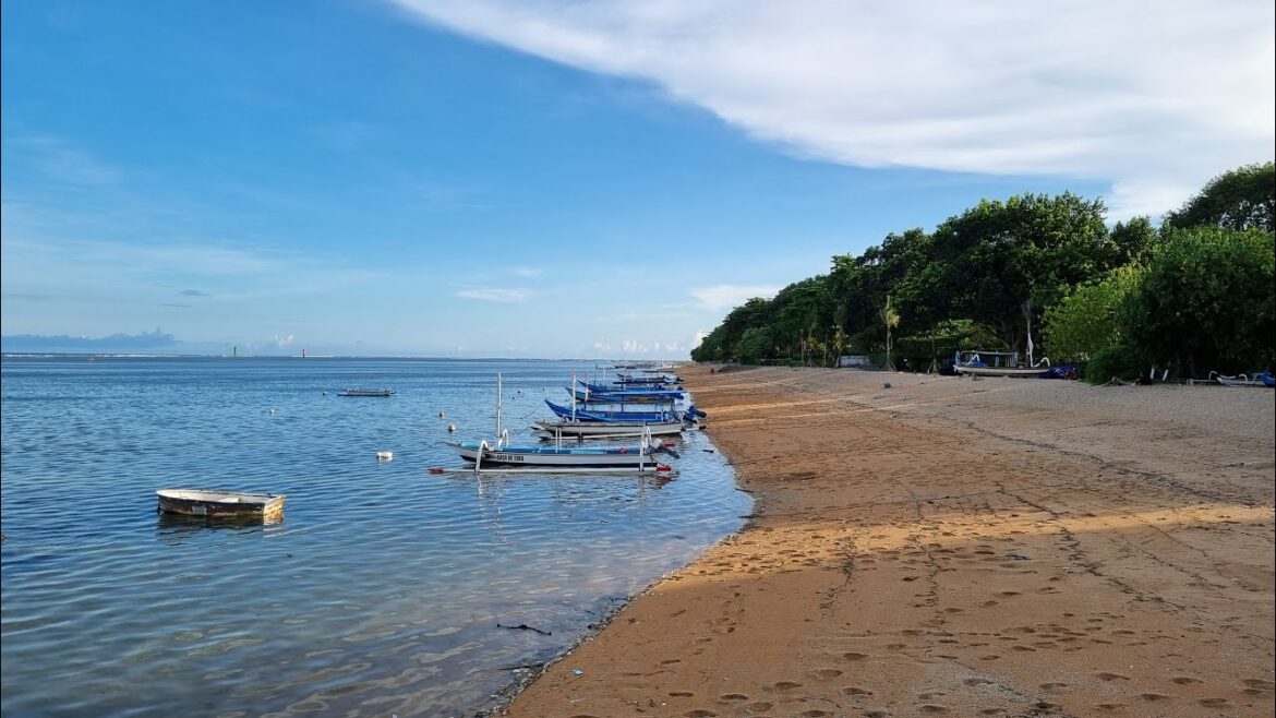 Sanur Beach, Bali, Indonesia 🇮🇩 4K Walking Tour