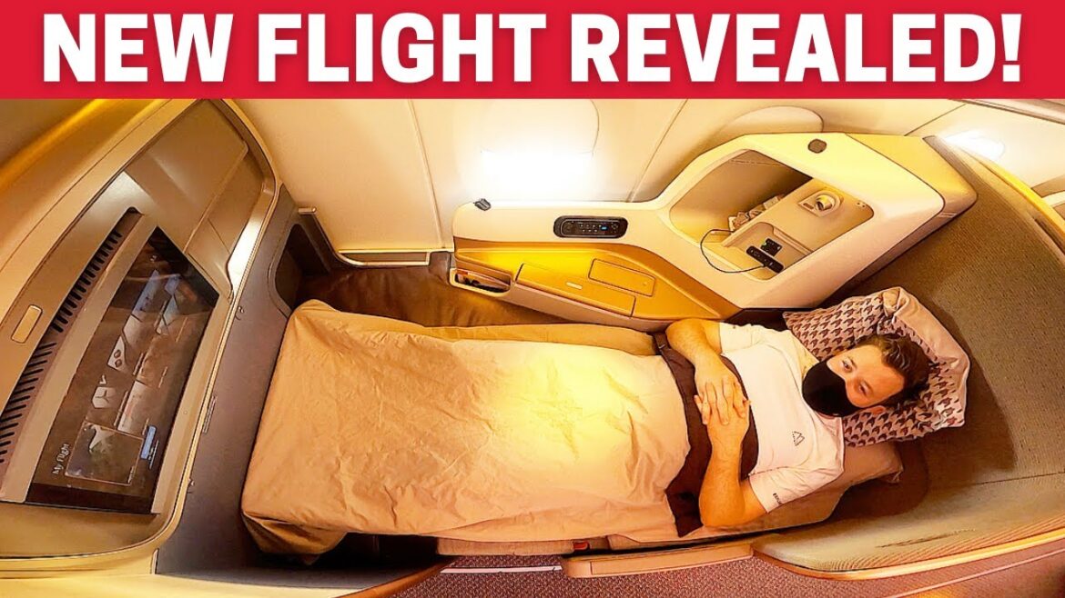 FIRST FLIGHT: Singapore Airlines NEW Business Class Route *Inaugural*