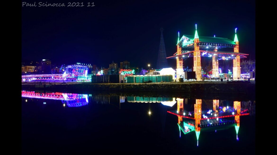 Take A "ride along"  Preview Tour of the Bentleyville Lighting Display, Duluth MN November 15, 2021
