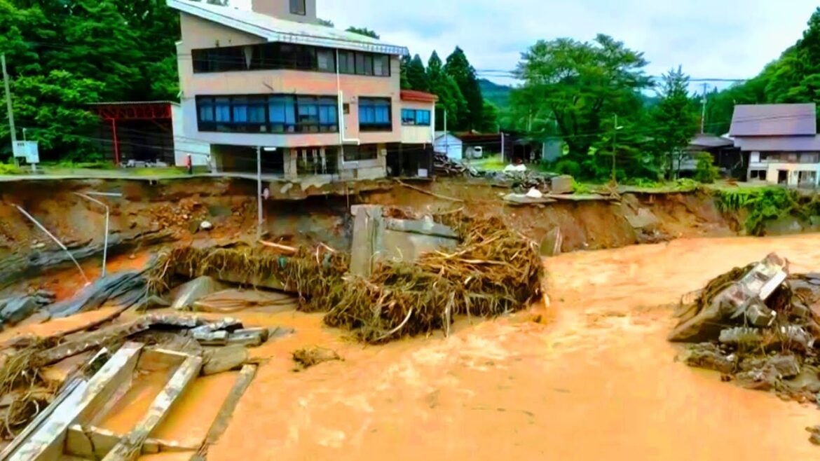 Flood damage in Japan even worse than in Kentucky: Roads and bridges destroyed