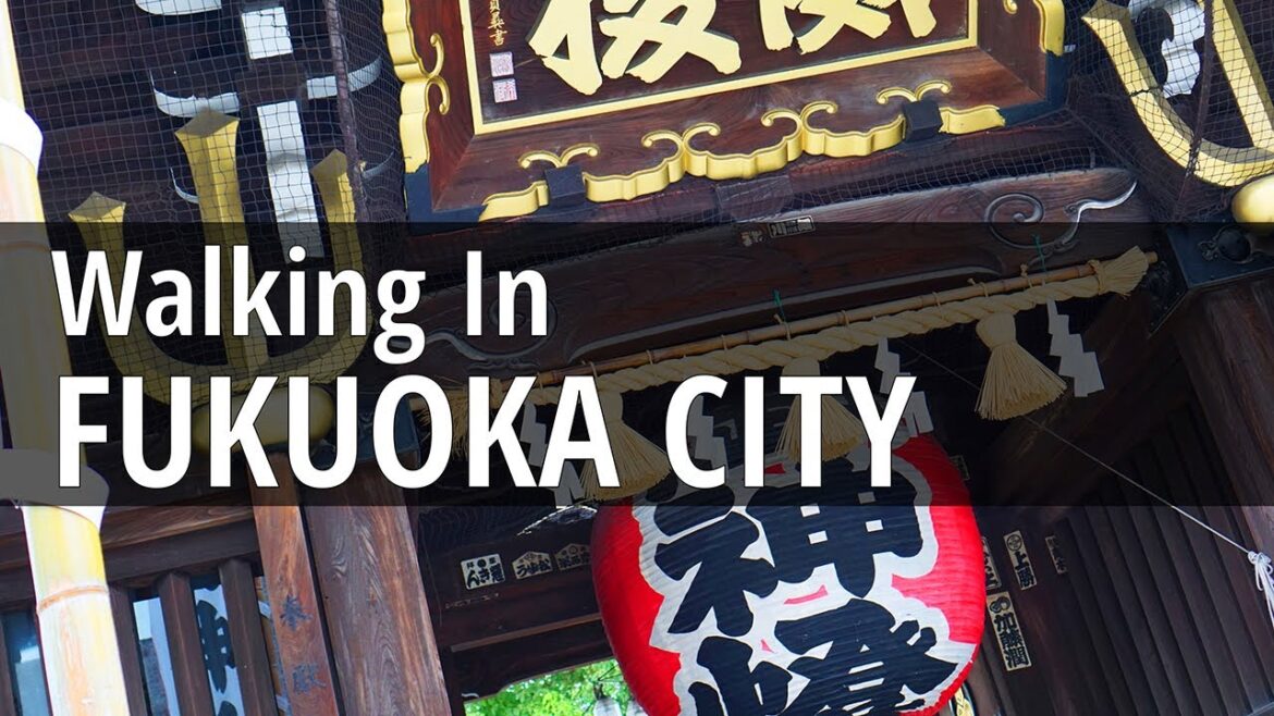 【Walking In Fukuoka City】Hakata, Tenjin, Nakasu