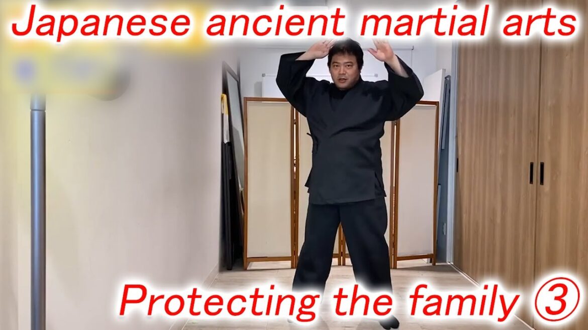 Japanese martial arts practice at home to protect from the Satsuma samurai!