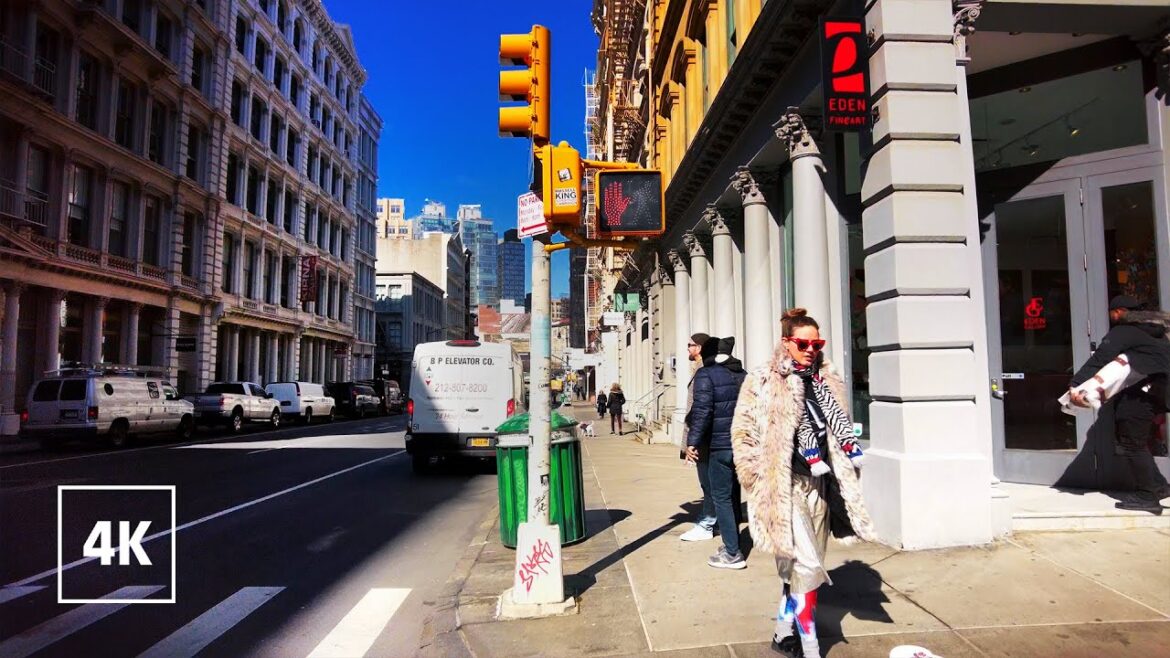NEW YORK Morning Walk 🗽SoHo, Lower MANHATTAN. Walking Tour NEW YORK Morning Walk 🗽SoHo, Lower MANHATTAN. Walking Tour