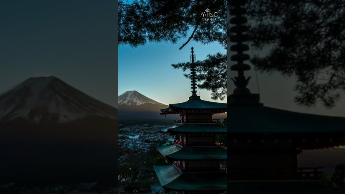 π» Sunset at MOUNT FUJI from Chureito Pagoda, Japan – #timelapse π» Sunset at MOUNT FUJI from Chureito Pagoda, Japan - #timelapse