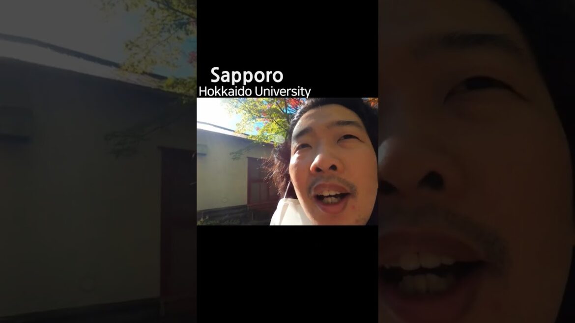 🇰🇷🇯🇵美しい北海道大学のキャンパスを見物した