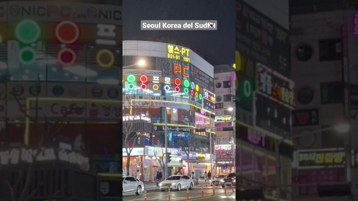 #seoul by night Corea del Sud #shorts