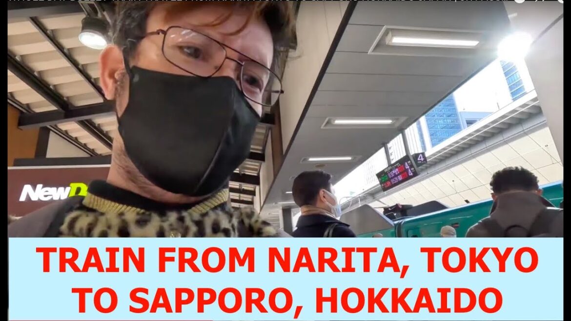 WHOLE DAY BULLET TRAIN TRAVEL FROM NARITA TOKYO TO SAPPORO HOKKAIDO JAPAN | JR PASS | SHINKANSEN DIY