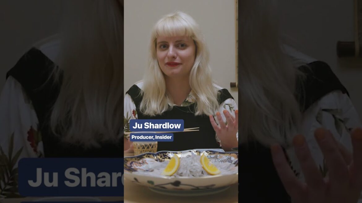 We taste tested the famous Japanese tiger fugu fish. #japanesefood #sashimi #rawfish We taste tested the famous Japanese tiger fugu fish. #japanesefood #sashimi #rawfish