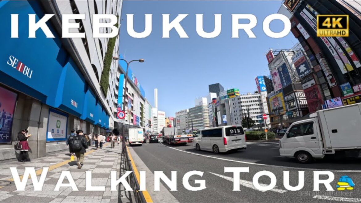 [4K] IKEBUKURO Tokyo Walking Tour 💛 Anime District / 池袋 散歩 街歩き