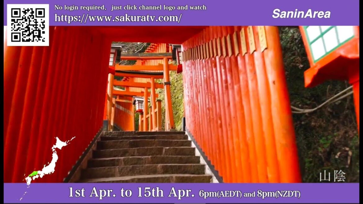 West end of main Island of Japan will be on Sakura TV 6pm Australia & 8pm NZ summer-time