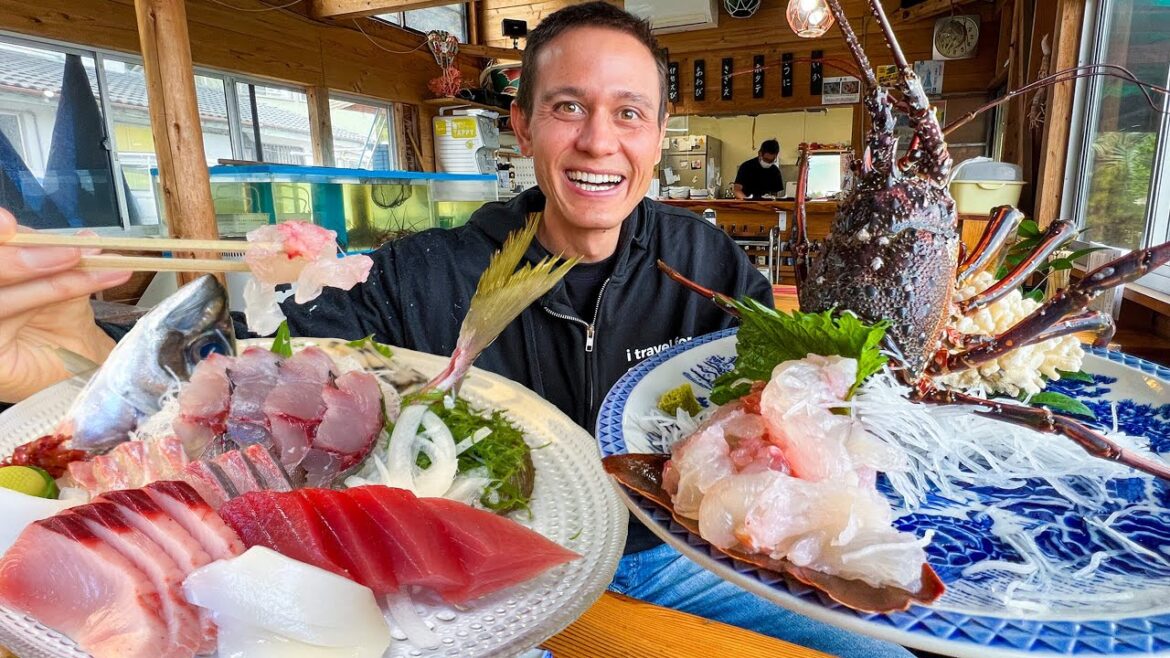 Extreme Japanese Food!! 20 Seconds LOBSTER SASHIMI 🦞 Kaisen Don in Miyazaki! Extreme Japanese Food!! 20 Seconds LOBSTER SASHIMI 🦞 Kaisen Don in Miyazaki!