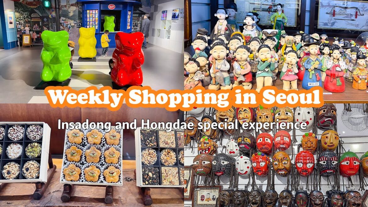 WEEKLY SHOPPING VLOG IN SEOUL| Insadong and Hongdae special experience| Life in Seoul