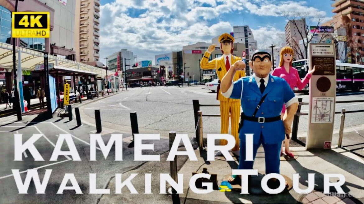 [4K] KAMEARI Walking Tour 💛 Tokyo / 亀有 香取神社 こち亀 散歩