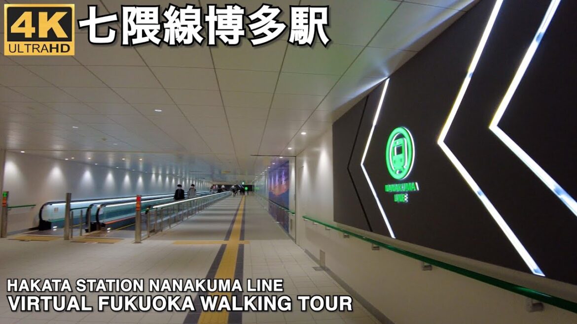 七隈線博多駅4k virtual Fukuoka walking tour Hakata station Fukuoka City Subway Nanakuma line 七隈線博多駅4k virtual Fukuoka walking tour Hakata station Fukuoka City Subway Nanakuma line