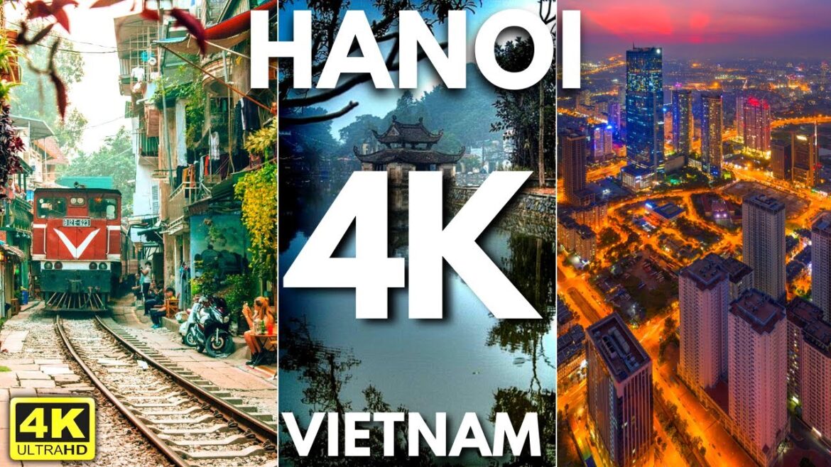 Hanoi, Vietnam 🇻🇳 in 4K 60 Fps -  The Ultimate Hanoi Experience