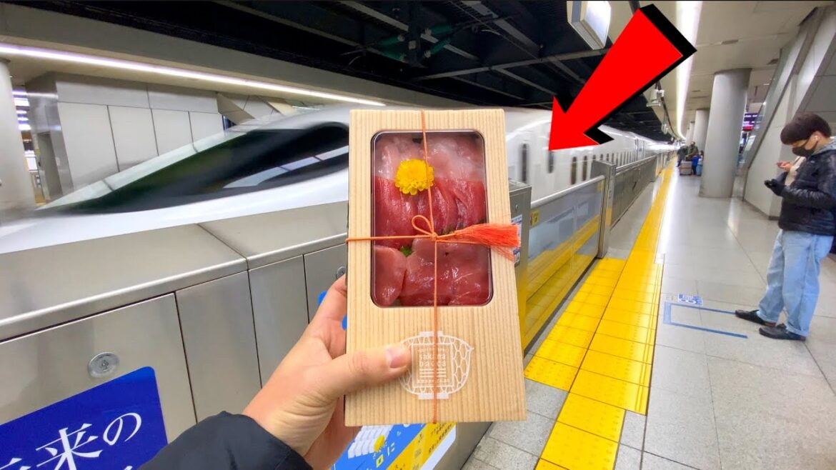 Riding Japan's $140 FIRST CLASS Bullet Train (and eating luxuriously)