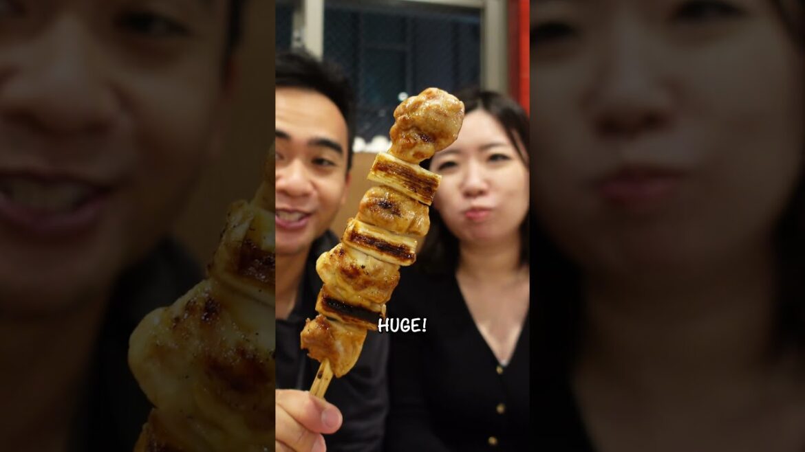 Huge Yakitori in Japan!