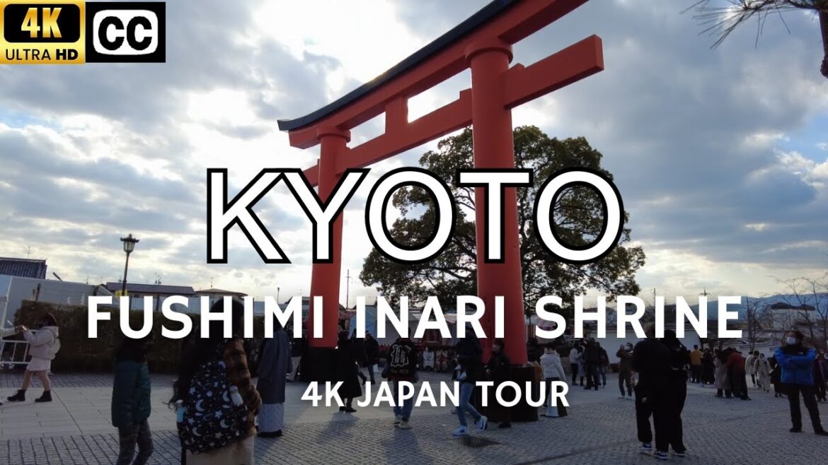 [4K] Japan Walk Tour | Kyoto| Fushimi Inari Shrine | Part 1