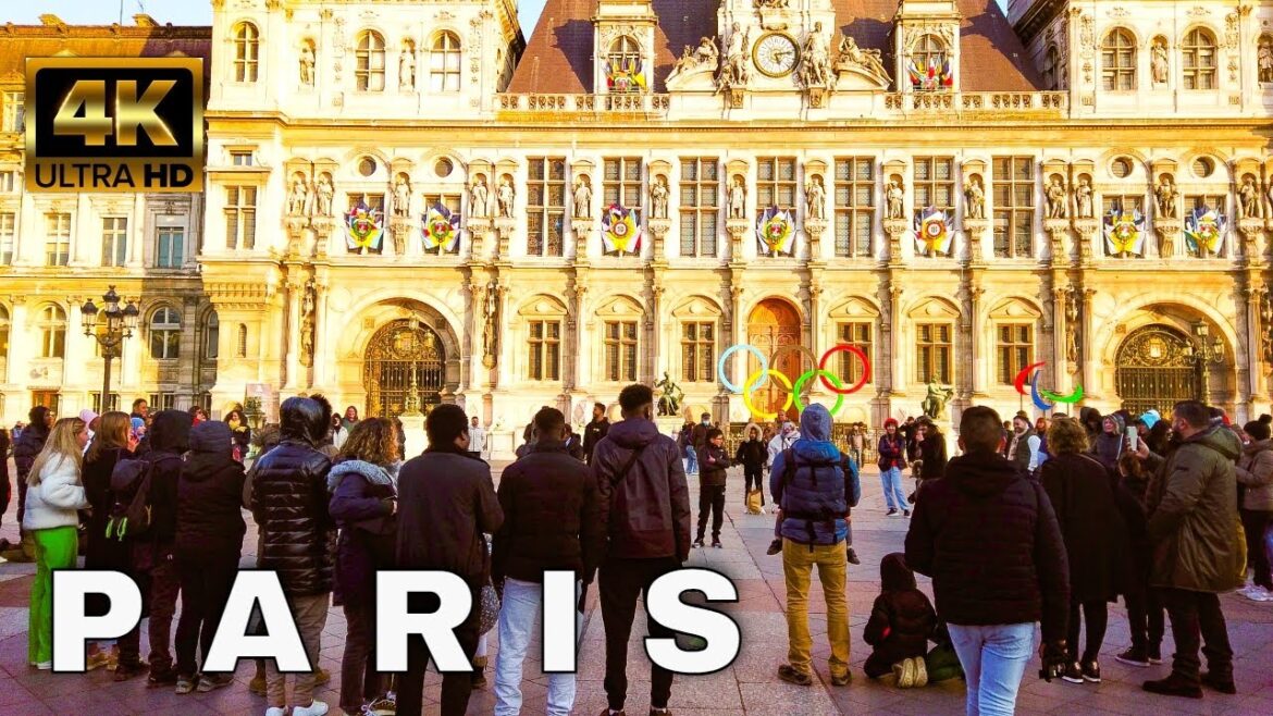 Paris France - Paris 4K Walking Tour - March 1, 2023