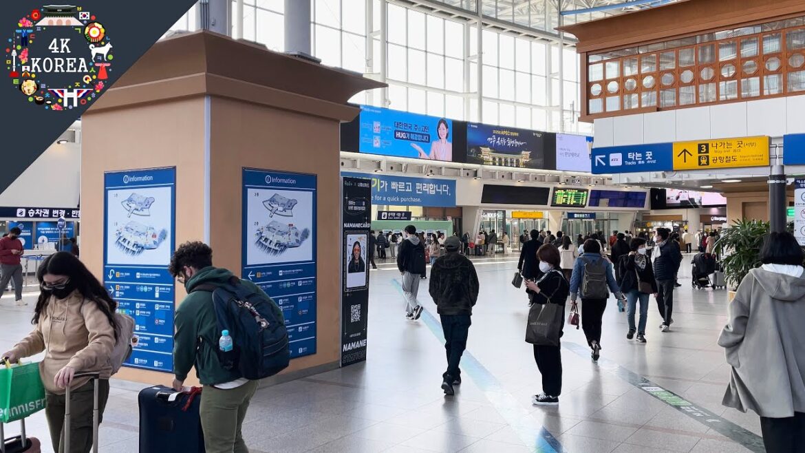 Walking from Namyeong Station to Seoul Station | 4K KOREA | March 2023 Walking from Namyeong Station to Seoul Station | 4K KOREA | March 2023