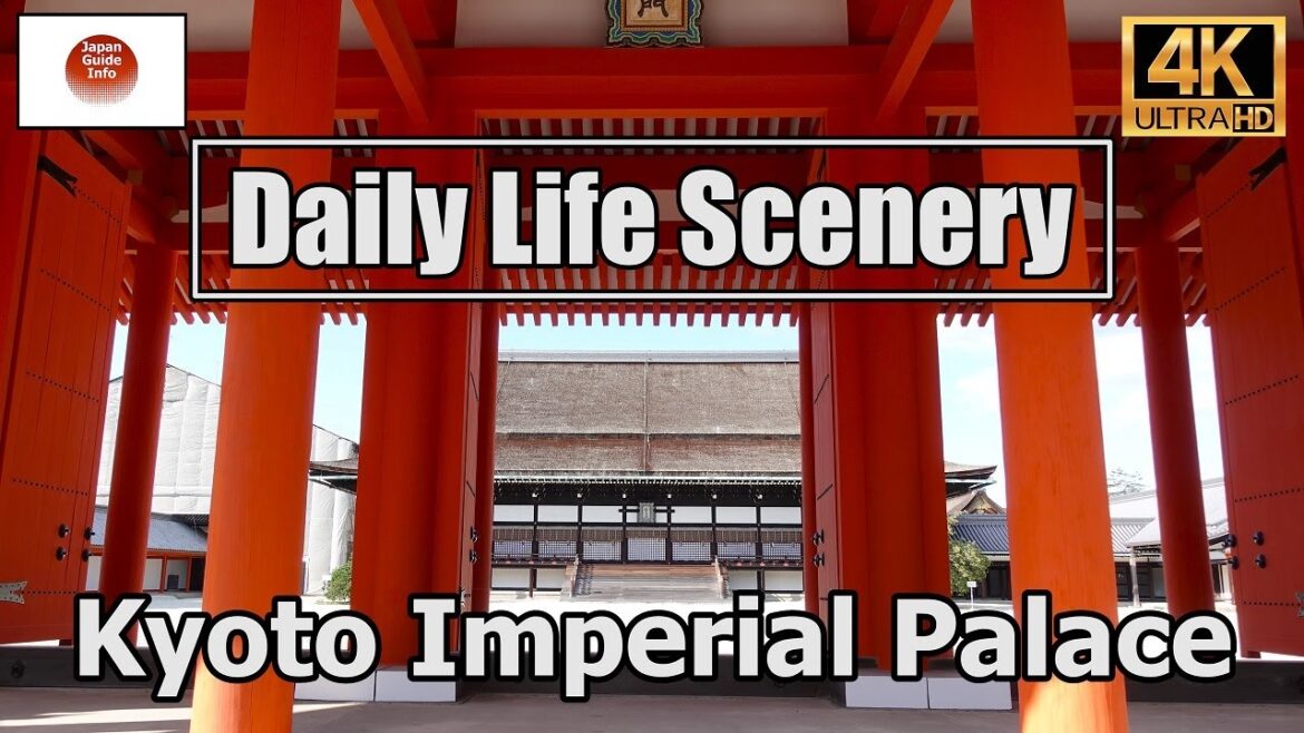 "Kyoto Imperial Palace"  京都御所【4K】Daily Life Scenery