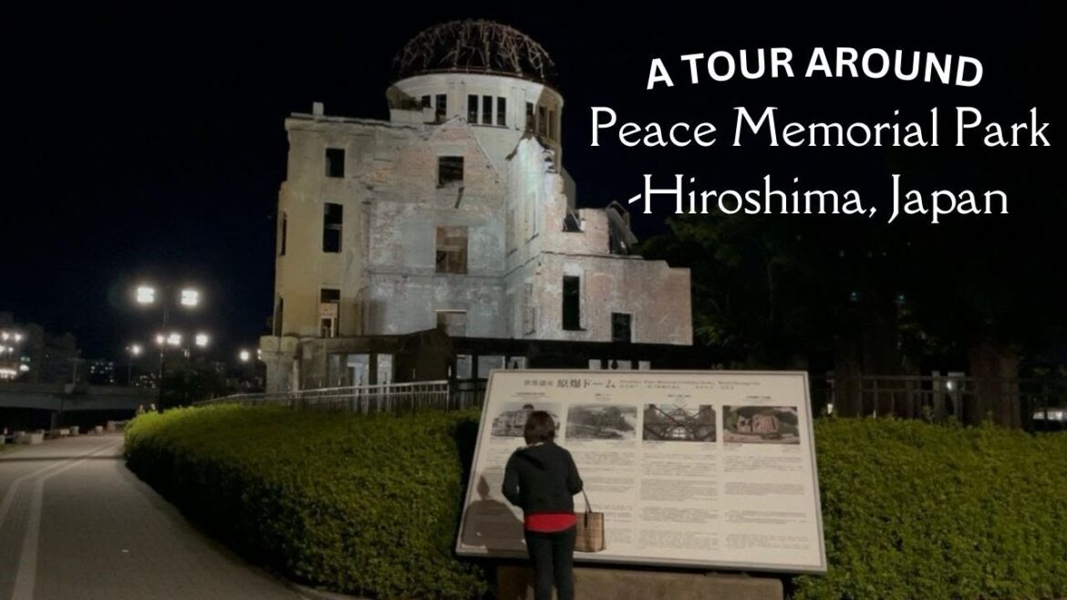 Japan Travels: An Evening Walk at Peace Memorial Park- HIROSHIMA, JAPAN.