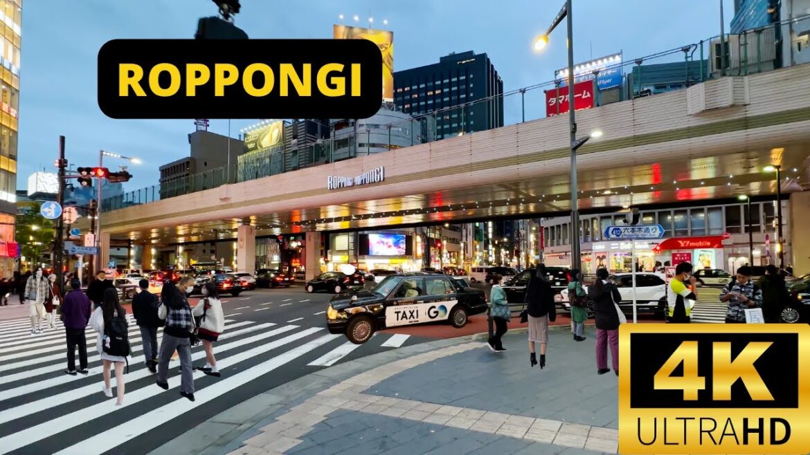 TOKYO, JAPAN 🇯🇵 [4K] ROPPONGI —  Walking Tour