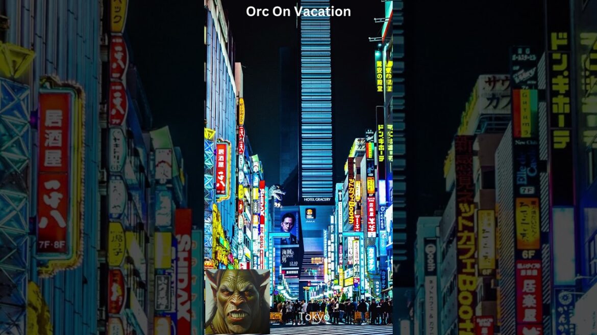 Orc In Japan #shorts #fantasy #travel #japan