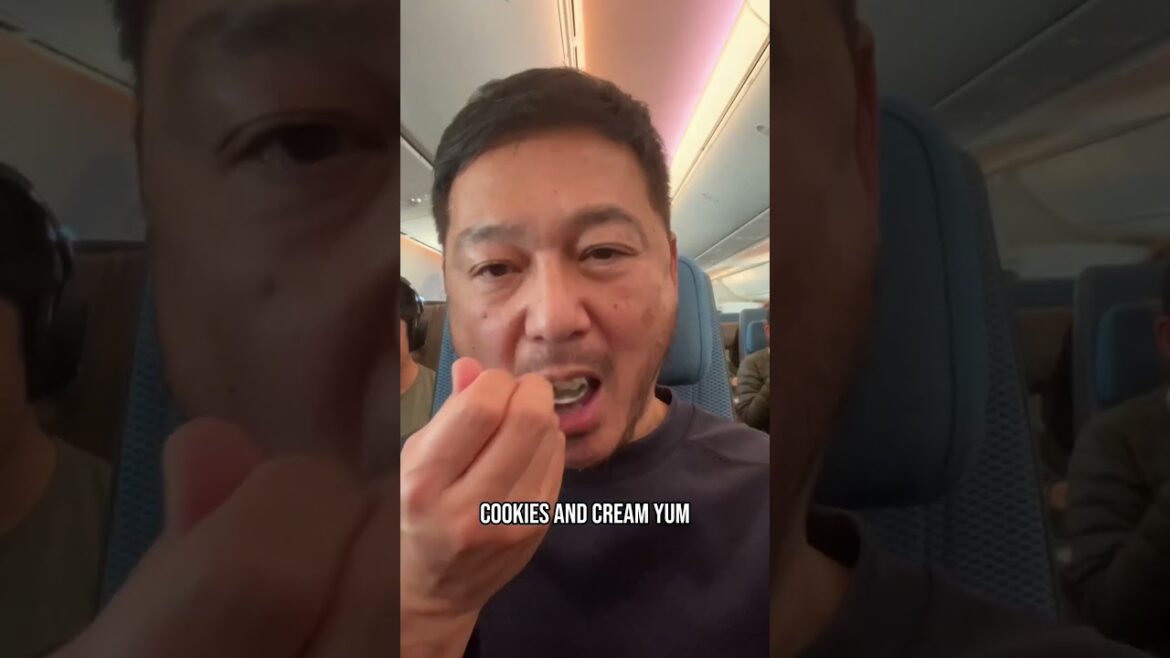 Everything we ate on Singapore Airlines #airlinefood #inflightmeal