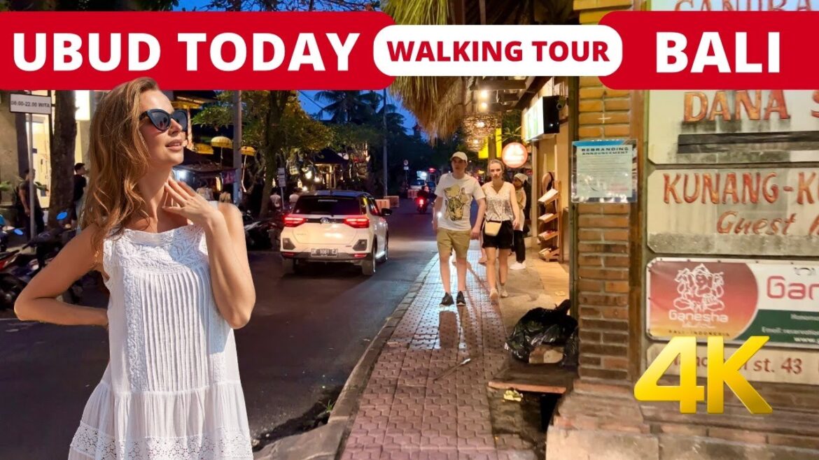 🇮🇩 UBUD TODAY BALI 2023 | 4K walking tour through Culture Center | Bali Travel Vlog 2023