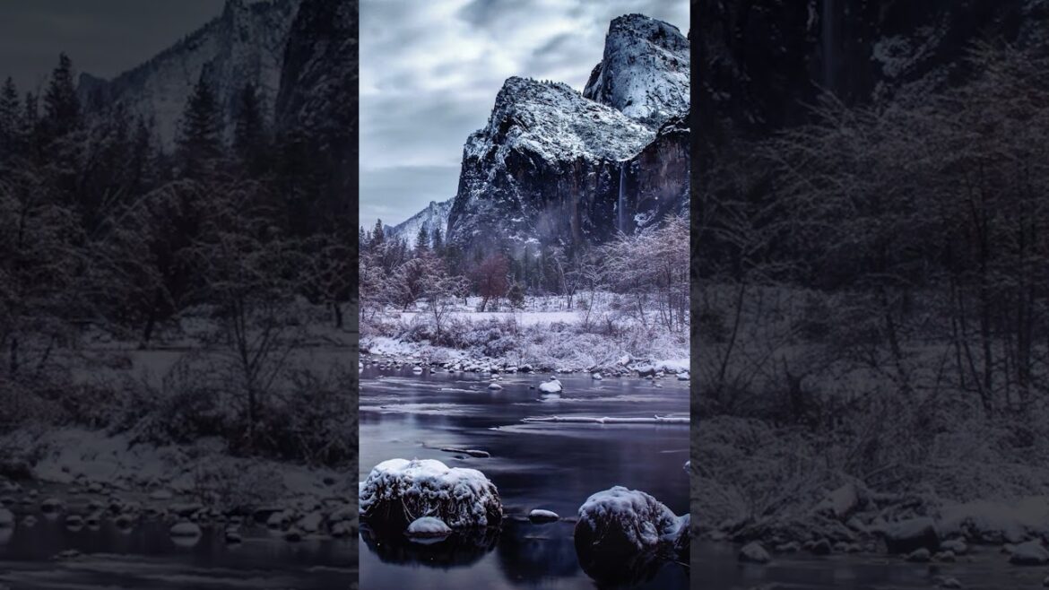 River Ambience With Great Mountain View #relaxing #shorts