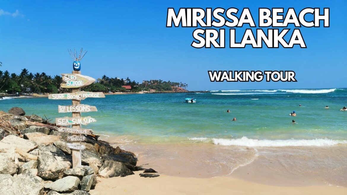 ⚡️ Mirissa Beach Walking Tour | Sri Lanka 60fps | No Talk ⚡️ Mirissa Beach Walking Tour | Sri Lanka 60fps | No Talk