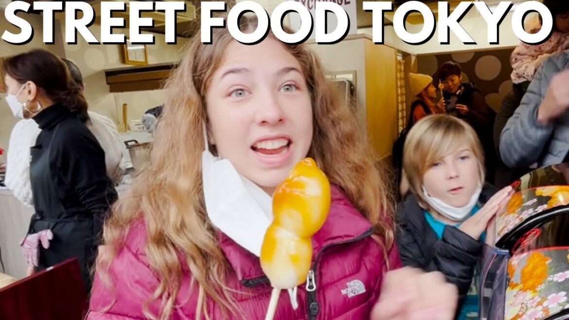 WE TRIED JAPANESE STREET FOOD IN TOKYO/Sensoji temple and Tokyo Skytower