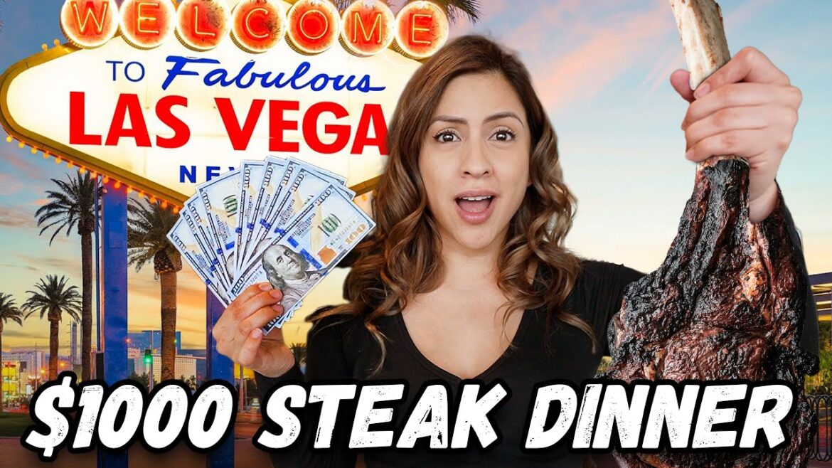 $1000 STEAK DINNER in Las Vegas