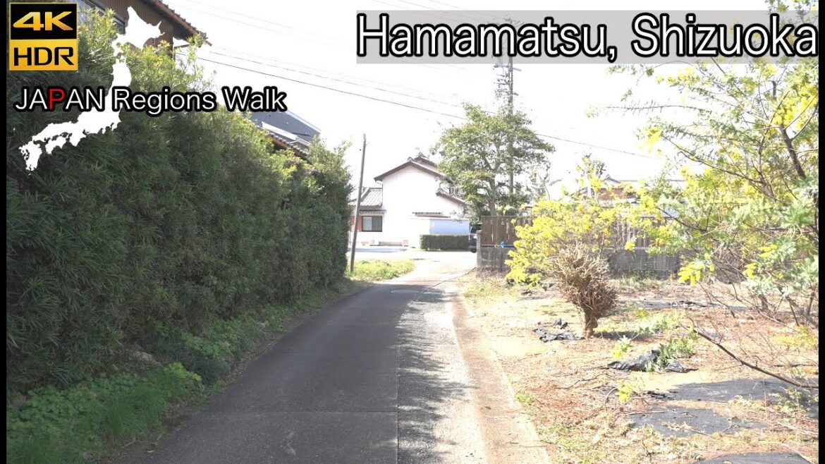 From Higashi Tsuzuki Sta to Tsuzuki Sta | Hamamatsu, Shizuoka | 4K HDR | 静岡県浜松市