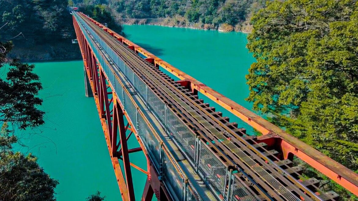 Part2【日本の山岳鉄道】ダム湖の上の絶景秘境駅｜奥大井湖上駅周辺を散策
