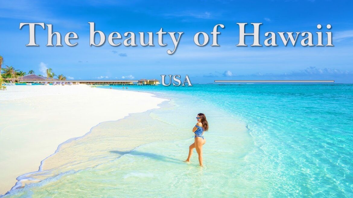 Touristic beauty of Hawaii from camera lens with relaxing music Touristic beauty of Hawaii from camera lens with relaxing music