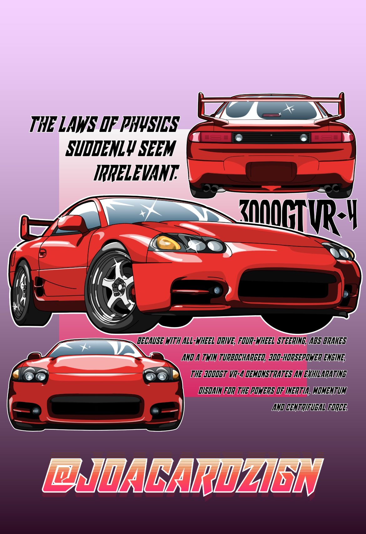 Mitsubishi 3000GT VR-4!! LMK what you guys think about it!