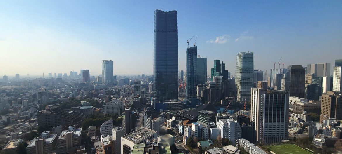azabudai from tokyo tower