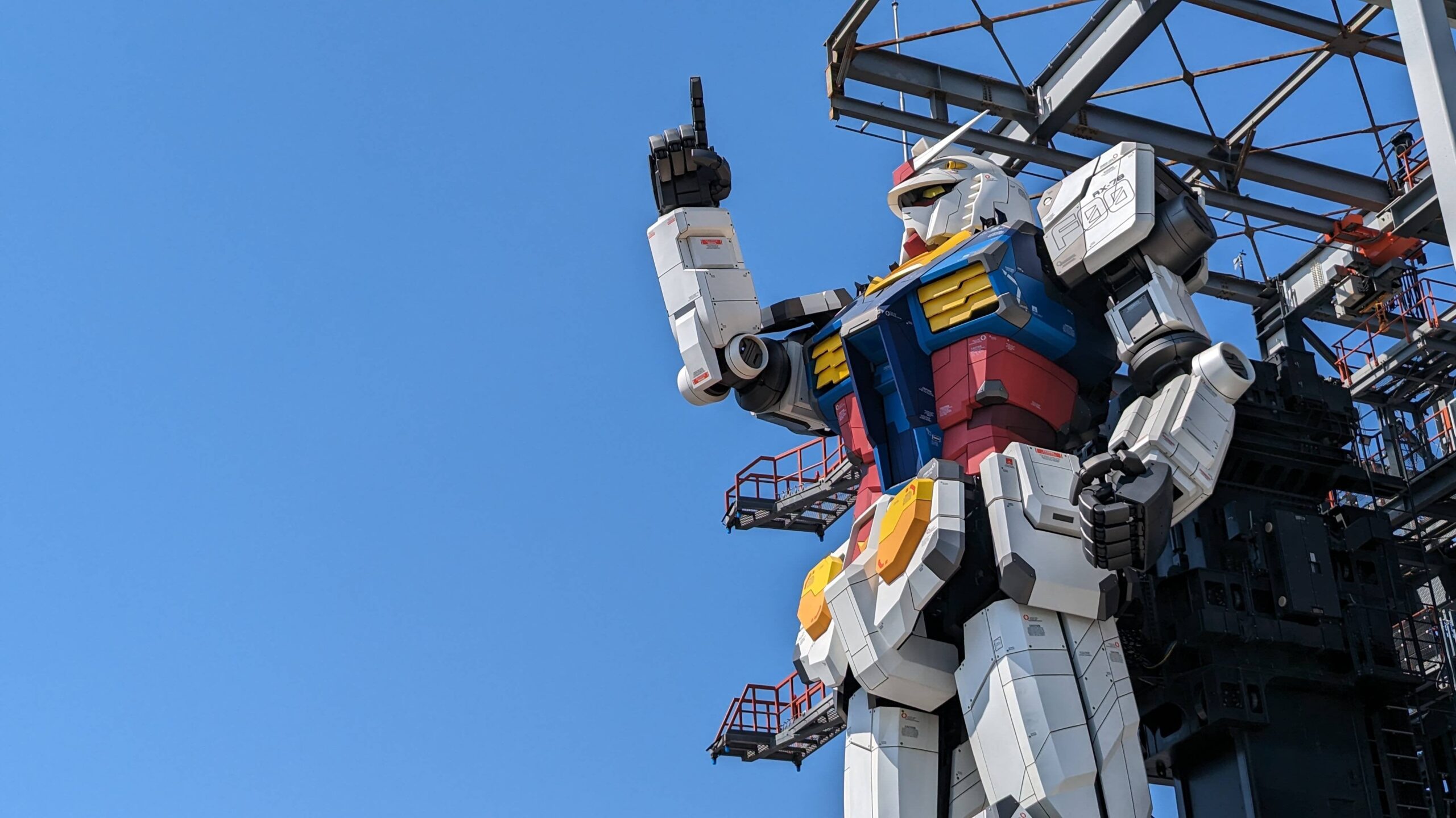 Gundam Factory the life size RX78 in Yokohama (March 2023) Alo Japan