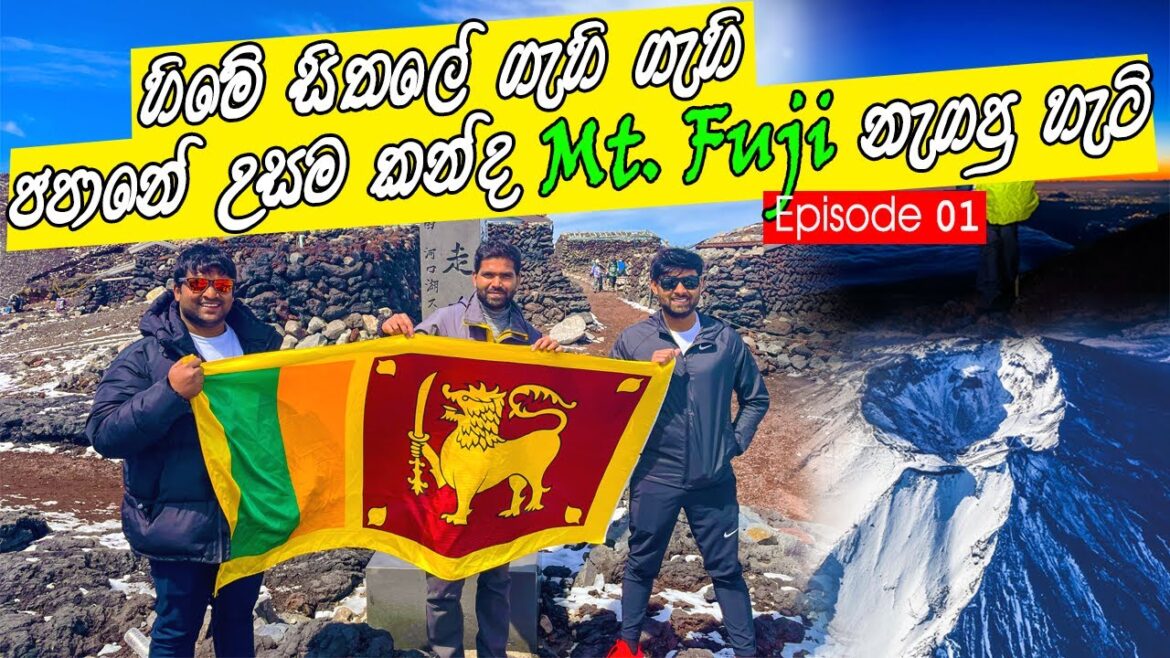හිමේ සීතලේ ගැහි ගැහි ජපානේ උසම කන්ද Mt.Fuji 🌋නැගපු හැටි 🇯🇵 (Episode 1) හිමේ සීතලේ ගැහි ගැහි ජපානේ උසම කන්ද Mt.Fuji 🌋නැගපු හැටි 🇯🇵 (Episode 1)
