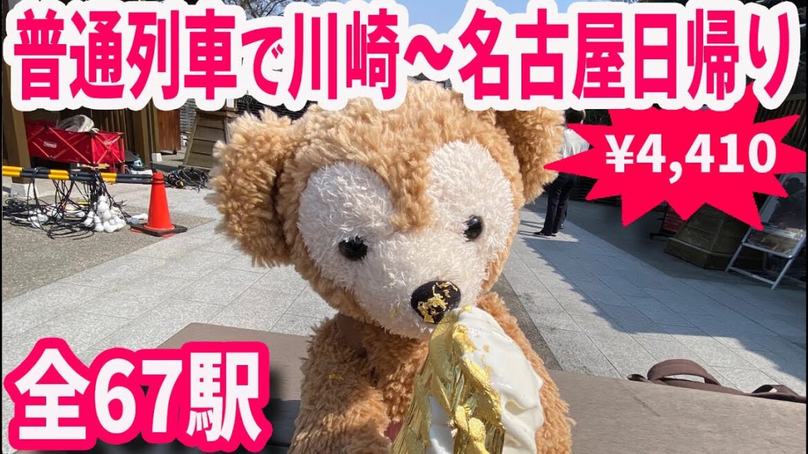 川崎〜名古屋 普通列車（¥4,410）で日帰り旅行 / Kawasaki-Nagoya day trip by local train (¥4,410)