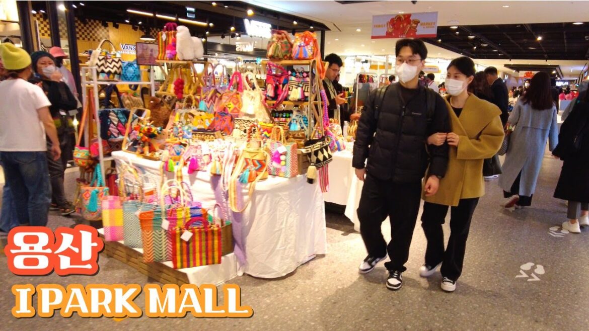 용산 아이파크몰에 아이쇼핑하러 가요🥰🛍️ | 4k Seoul